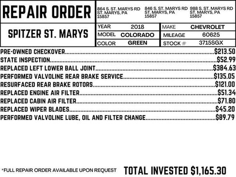 Used 2018 Chevrolet Colorado Z71 image 2