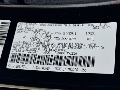 New 2026 Toyota Tacoma TRD Sport image 28