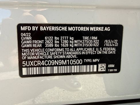 Used 2022 BMW X5 sDrive40i w/ M Sport Package RWD image 98