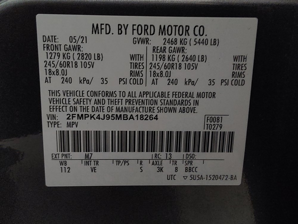 Used 2021 Ford Edge SEL w/ Convenience Package AWD/4WD image 33