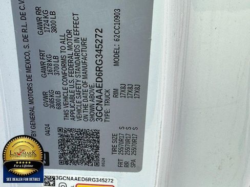 Used 2024 Chevrolet Silverado 1500 W/T w/ WT Fleet Convenience Package image 18