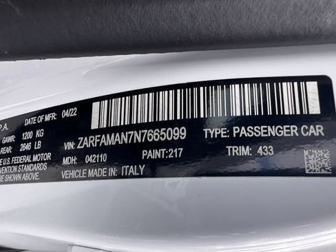 Used 2022 Alfa Romeo Giulia Sprint RWD image 33