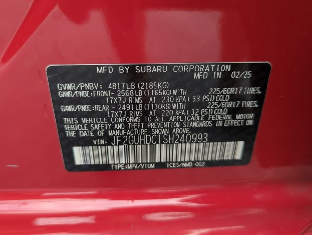 Used 2025 Subaru Crosstrek 2.5i Premium AWD/4WD image 35