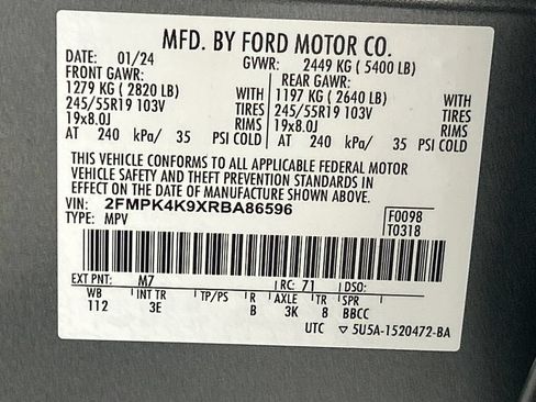 Used 2024 Ford Edge Titanium AWD/4WD image 33