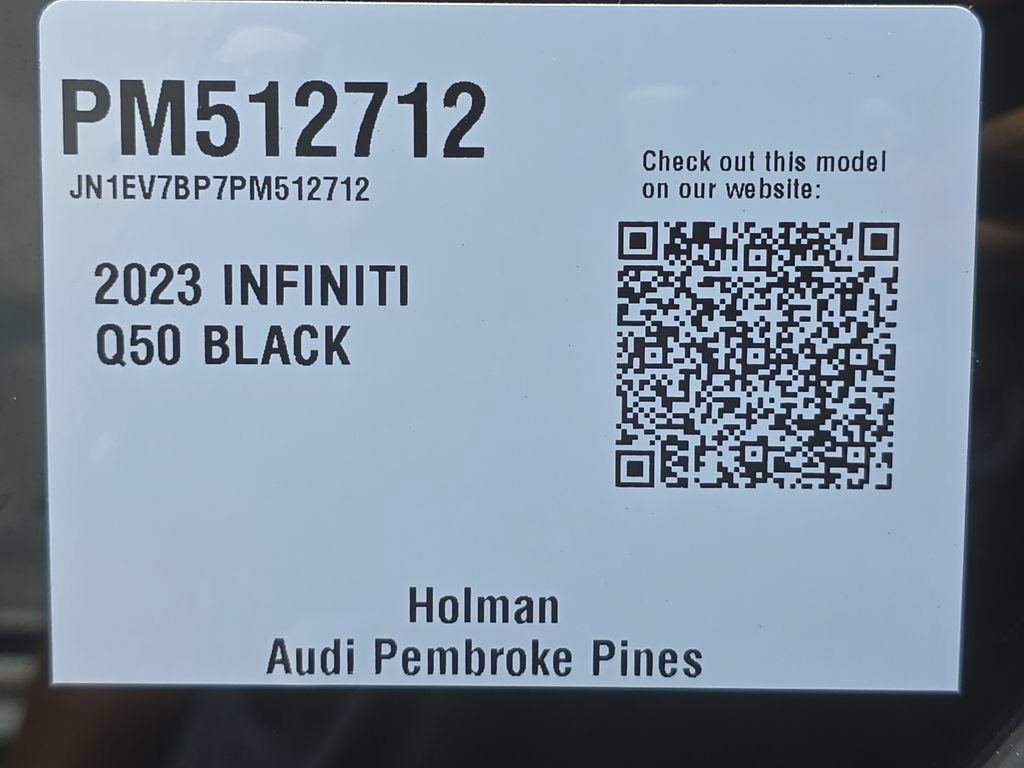 Used 2023 INFINITI Q50 Luxe w/ Cargo Package RWD image 27