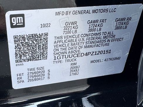 Used 2023 GMC Sierra 1500 Elevation w/ LPO, Elevation Black Package image 44