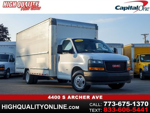 Used 2021 GMC Savana 3500 Extended w/ Power Convenience Package RWD image 1
