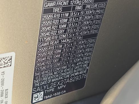 New 2026 Land Rover Range Rover Velar Dynamic SE image 36