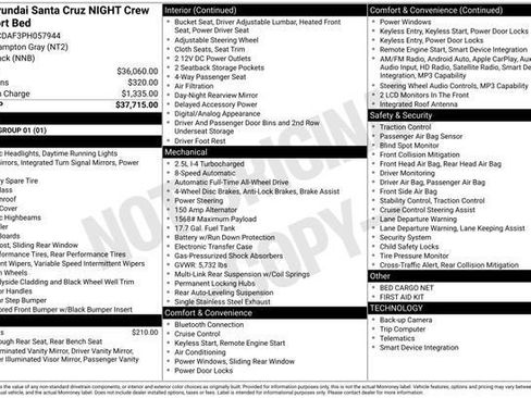 Used 2023 Hyundai Santa Cruz Night AWD/4WD image 30