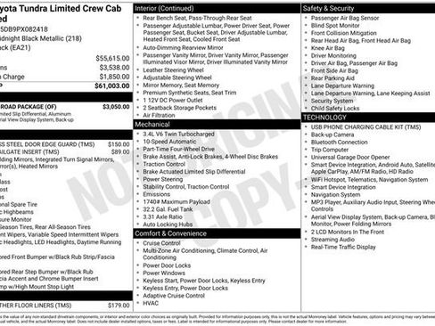 Used 2023 Toyota Tundra Limited w/ TRD Off-Road Package AWD/4WD image 36