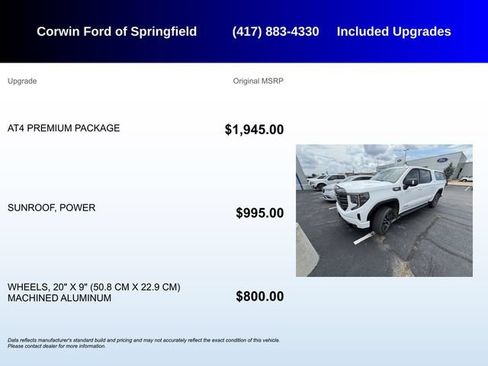 Used 2023 GMC Sierra 1500 AT4 w/ AT4 Premium Package AWD/4WD image 5