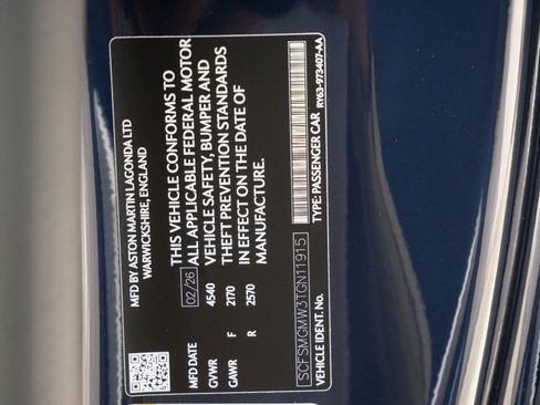 New 2026 Aston Martin V8 Vantage S image 24