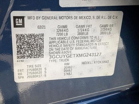 Used 2021 Chevrolet Silverado 1500 LTZ AWD/4WD image 25