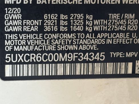 Used 2021 BMW X5 xDrive40i w/ M Sport Package AWD/4WD image 34