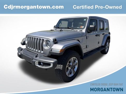 Used 2020 Jeep Wrangler Unlimited Sahara AWD/4WD image 1