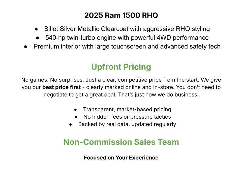 Used 2025 RAM 1500 RHO AWD/4WD image 3
