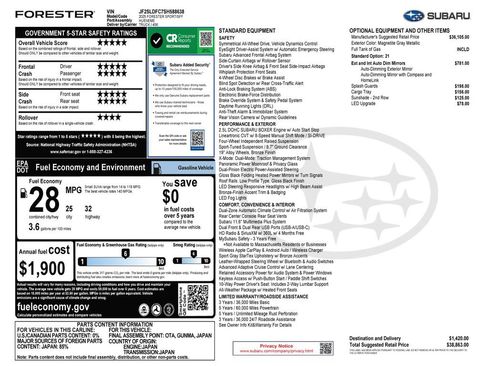Used 2025 Subaru Forester Sport AWD/4WD image 4