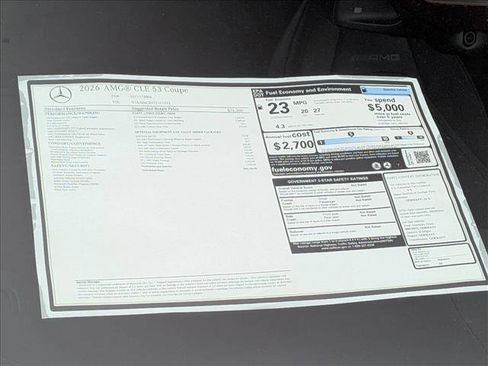New 2026 Mercedes-Benz CLE 53 AMG 4MATIC Coupe image 18