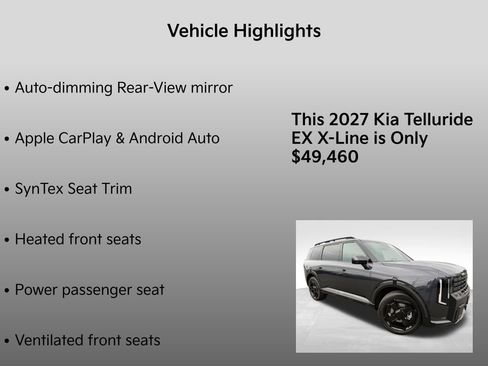 New 2027 Kia Telluride EX X-Line AWD/4WD image 34
