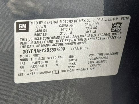 Used 2011 Cadillac SRX Luxury FWD image 32