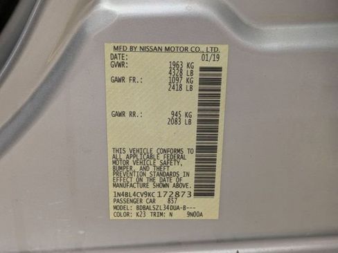 Used 2019 Nissan Altima 2.5 SR image 28