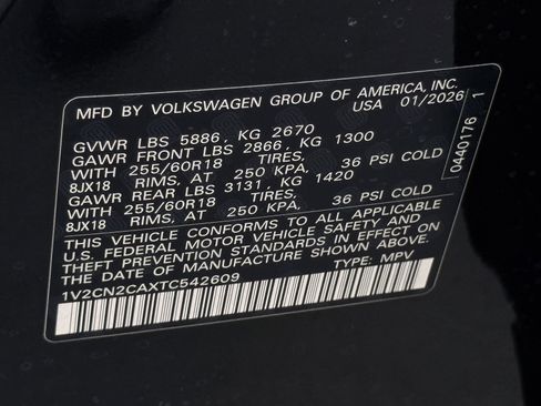 New 2026 Volkswagen Atlas Peak Edition AWD/4WD image 29