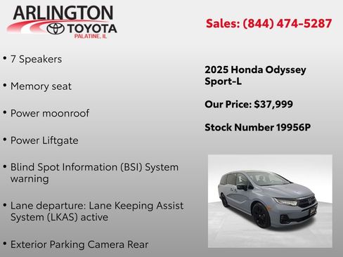 Used 2025 Honda Odyssey Sport-L image 3