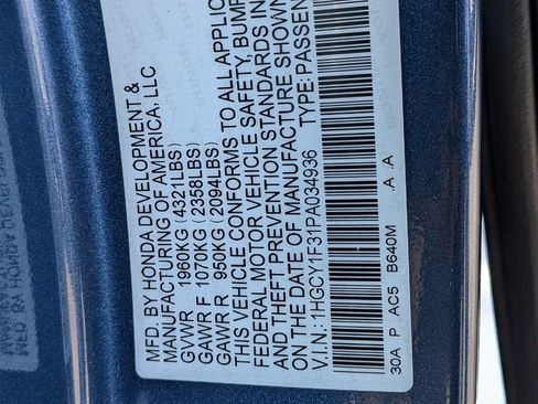 Used 2023 Honda Accord EX image 24