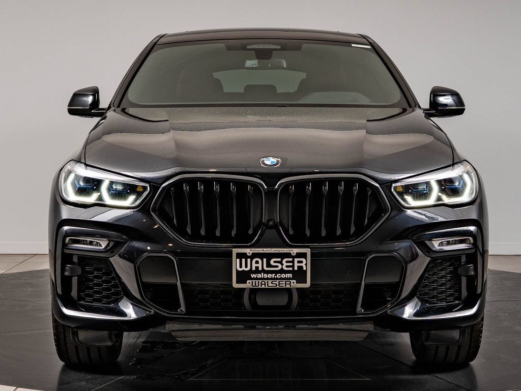 Used 2021 BMW X6 M50i w/ Executive Package AWD/4WD image 2