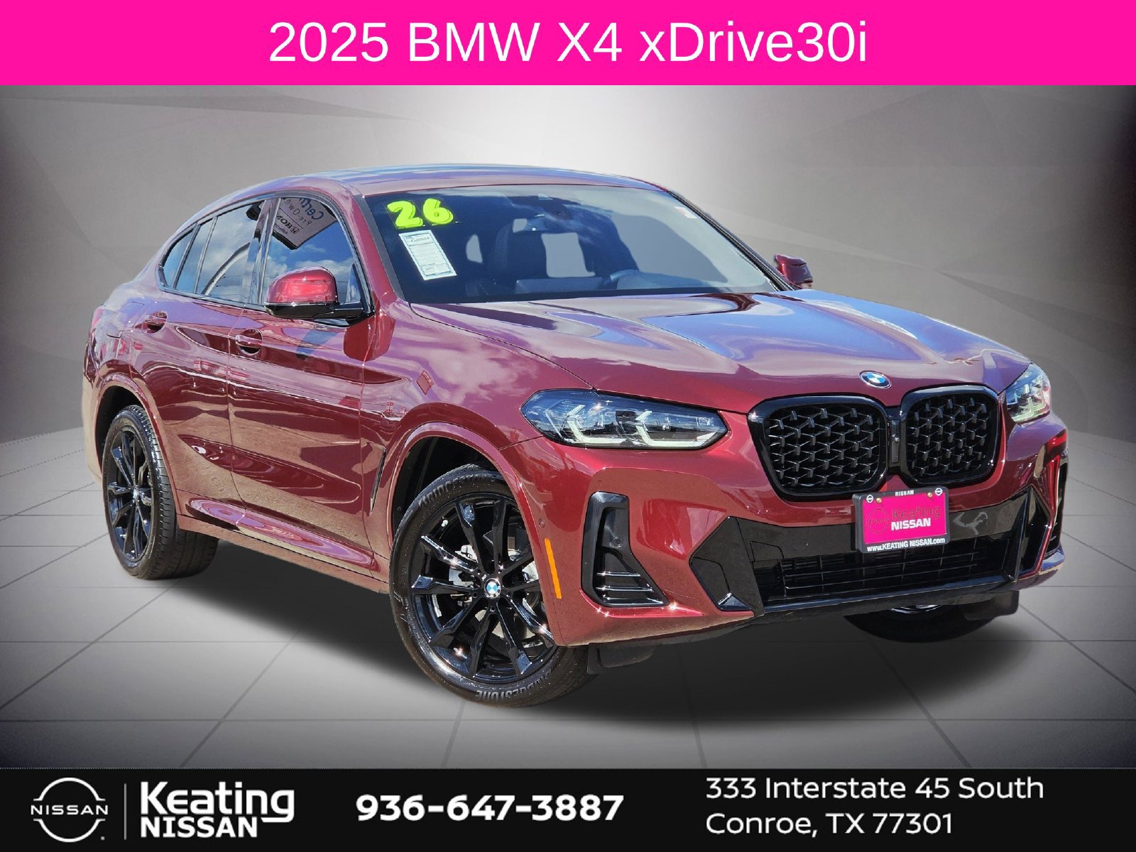 Used 2025 BMW X4 xDrive30i w/ Premium Package AWD/4WD image 1
