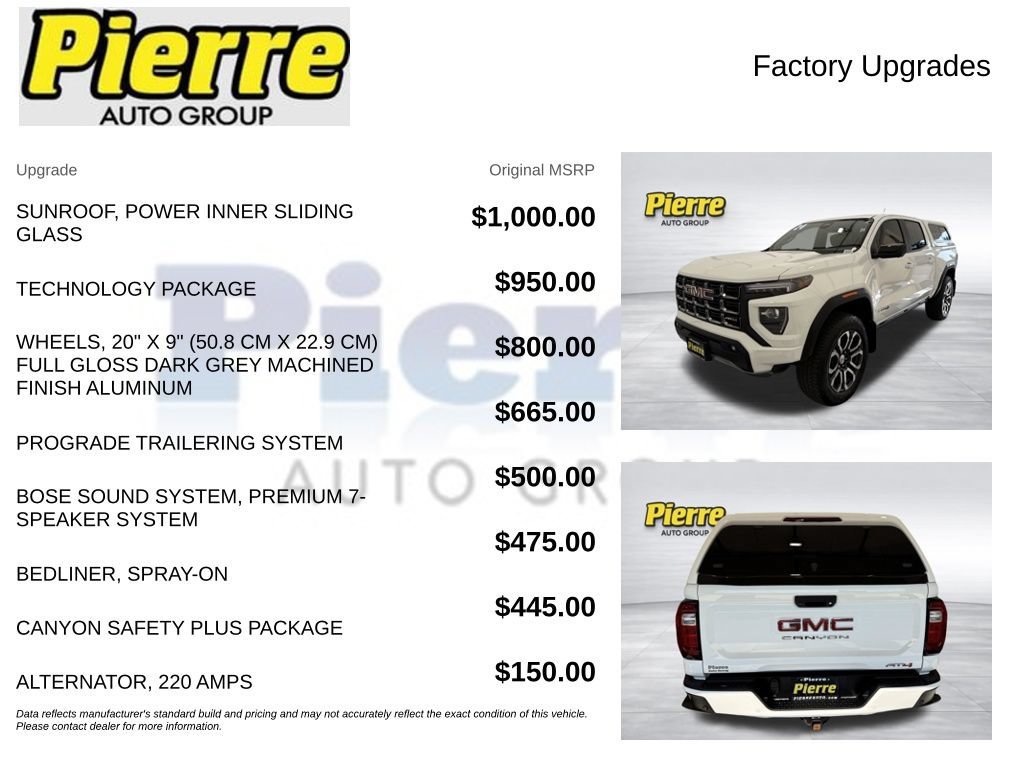 Used 2024 GMC Canyon AT4 w/ Technology Package AWD/4WD image 14