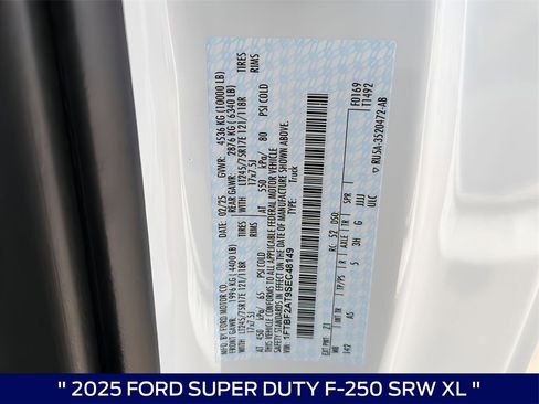 New 2025 Ford F250 XL w/ XL Chrome Package image 30