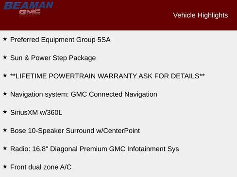New 2025 GMC Yukon XL Denali w/ Sun & Power Step Package image 4