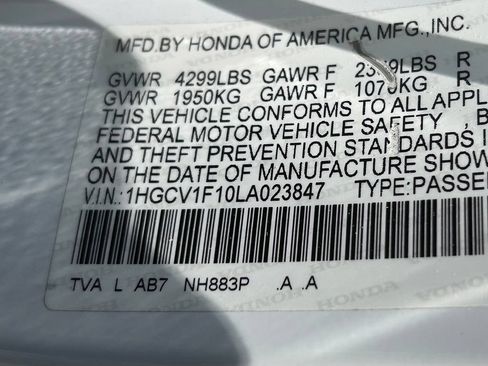 Used 2020 Honda Accord LX image 40