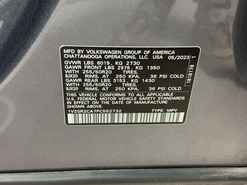 Used 2023 Volkswagen Atlas SEL R-Line AWD/4WD image 28