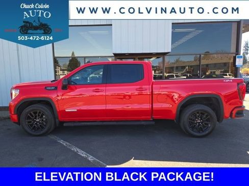 Used 2021 GMC Sierra 1500 Elevation w/ LPO, Elevation Black Package image 1
