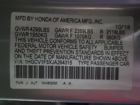 Used 2018 Honda Accord EX-L image 33