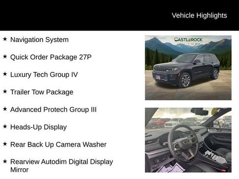 New 2024 Jeep Grand Cherokee Overland w/ Advanced Protech Group III image 8