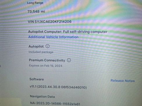 Used 2019 Tesla Model X Long Range AWD/4WD image 4