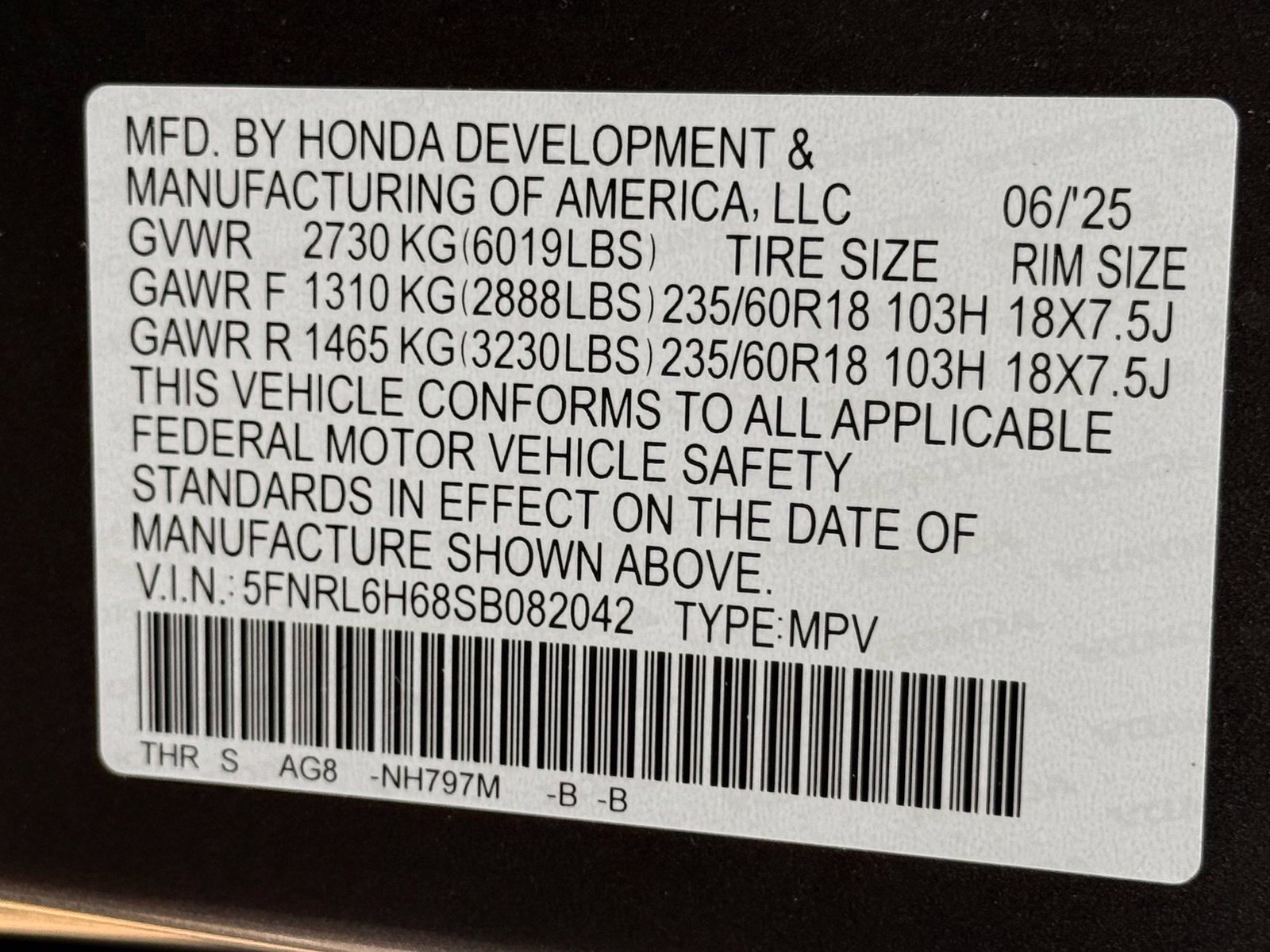 Used 2025 Honda Odyssey EX-L image 53
