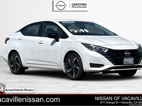 Certified 2025 Nissan Versa SR w/ Trunk Package FWD image 1