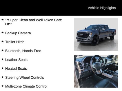 Certified 2022 Ford F250 Lariat w/ Black Appearance Package image 11