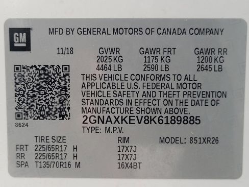 Used 2019 Chevrolet Equinox LT FWD image 33