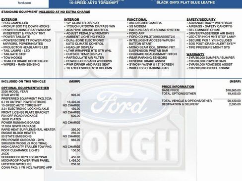 New 2026 Ford F250 Platinum image 2