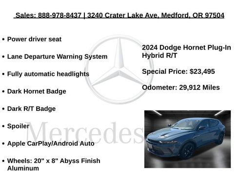 Used 2024 Dodge Hornet R/T w/ Tech Pack w/o Parking image 19