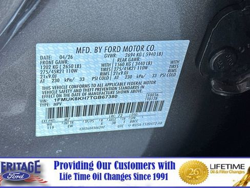 New 2026 Ford Explorer ST-Line w/ ST-Line Street Pack AWD/4WD image 29