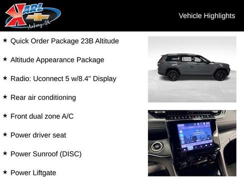 Used 2023 Jeep Grand Cherokee L Laredo AWD/4WD image 2