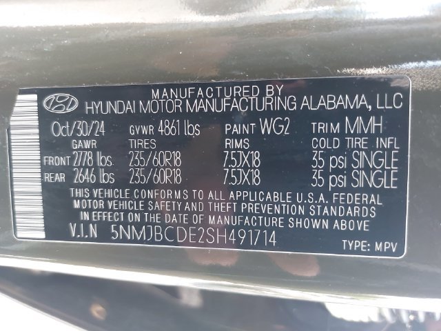 Used 2025 Hyundai Tucson SEL AWD/4WD image 36