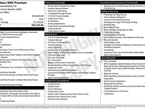 Used 2024 Subaru WRX Premium image 14