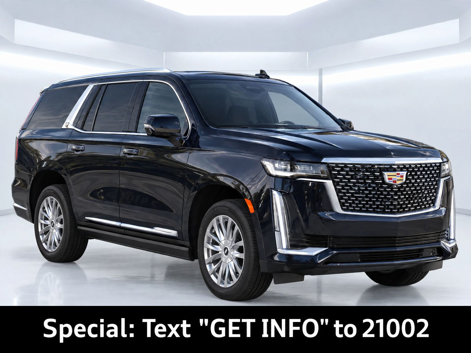 Used 2021 Cadillac Escalade Premium Luxury w/ Driver Assist Tech Package RWD image 2